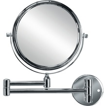 Kleine Wolke Kosmetikspiegel Ridge Mirror, Silber 24,6 x 26 x 3,5 cm
