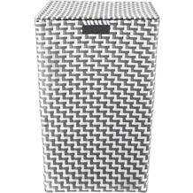 Kleine Wolke Wäschebox Double Laundry Box, Platin 35x55 cm