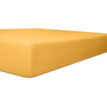 Kneer Spannbetttuch Easy-Stretch "Qualität 25" Farbe 07 gelb 120-130 cm x 200-220 cm