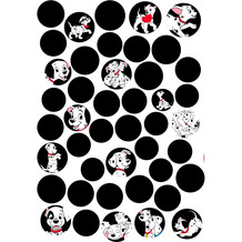 Komar Deco-Sticker "101 Dalmatiner Dots" 50 x 70 cm