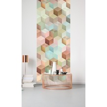 Komar Digitaldruck Vliestapete "Cubes Panel" 100 x 250 cm