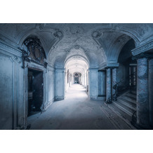 Komar Stefan Hefele / Lost Places Vlies Fototapete "Villa Blue" 400 x 280 cm