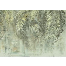 Komar Vlies Fototapete - Palm Fronds- Größe 350 x 250 cm (Breite x Höhe)