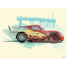 Komar Wandbild - Cars Lightning McQueen 40 x 30 cm