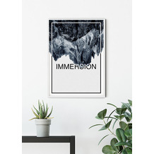 Komar Wandbild Immersion Steel 30 x 40 cm
