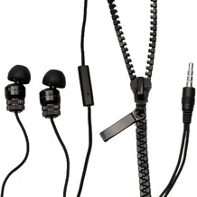 Konkis Leste Zipper - Stereo Headset schwarz