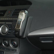 Kuda Lederkonsole für Mazda 3 03/2009 Echtleder schwarz