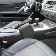 Kuda Lederkonsole für BMW Z4 ab 03 (auch für 6 Gang) Echtleder schwarz
