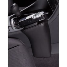 Kuda Lederkonsole für Audi A4 ab 11/00 & Cabrio ab 04/02, Seat Exeo Kunstleder schwarz