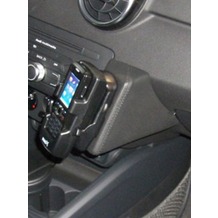 Kuda Lederkonsole für Audi A1 ab 2010 Mobilia / Kunstleder schwarz