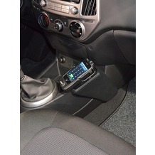 Kuda Lederkonsole für Hyundai i20 ab 09/2012 Echtleder schwarz