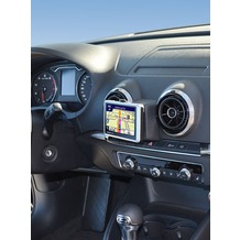 Kuda Navigationskonsole für Navi Audi A3 ab 09/2012 Echtleder schwarz