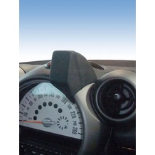 Kuda Navigationskonsole für Navi BMW Mini Countryman ab 09/2010 Mobilia Kunstleder schwarz