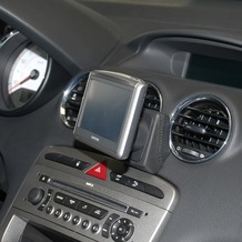 Kuda Navigationskonsole für Navi Peugeot 308 ab 09/2007 & RCZ Mobilia / Kunstleder schwarz