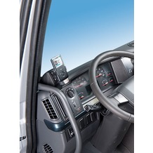 Kuda Navigationskonsole für Navi Volvo FH ab 2010 an A-S Mobilia / Kunstleder schwarz