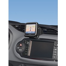 Kuda Navigationskonsole für Toyota Yaris ab 2014 Navi Kunstleder schwarz
