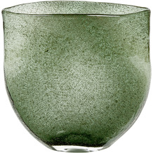 Lambert Perugino Vase oval moosgrün