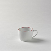 Lambert Piana Kaffee-/Teetasse weiß/rot
