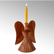 Lambert Rauschel Kerzenständer dunkel gebeizt 17 x 14 cm