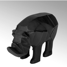 Lambert Rhino Figur anthrazit Patina H 13 cm, L 24 cm, B 9,5 cm