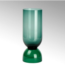 Lambert Vasari Vase/Windlicht blau/grün H 32 cm D 12 cm
