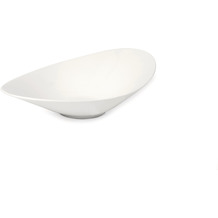 Le Coq Porcelaine Ovale Schale 32,5x19 cm Febe Elfenbein