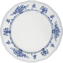 Le Coq Porcelaine Speiseteller 26,5 cm Zwiebelmuster Anthiros Wei Blau