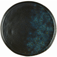 Le Coq Porcelaine Teller flach 31 cm Phobos Schwarz Blau