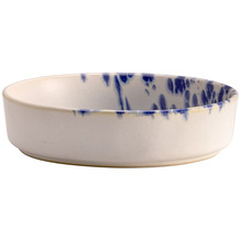 Le Coq Porcelaine Teller tief 18 cm Phobos Weiß Blau
