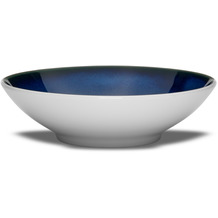 Le Coq Porcelaine Teller tief 21 cm Abyssos Mattwei Blau