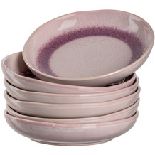 Leonardo Matera Keramikteller Tief 6er-Set 20,7 cm rosé