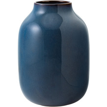 like. by Villeroy & Boch Lave Home Vase Nek bleu uni groß blau