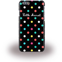 Little Marcel Noir Pois - HardCover für Apple iPhone 6/6S, schwarz