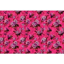 Livingwalls Fototapete Walls by Patel Blumentapete Wild Roses rosa rot violett Vliestapete glatt 4,00 m x 2,70 m