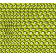 Livingwalls futuristische 3D Tapete Harmony in Motion by Mac Stopa grau grün metallic 327071 10,05 m x 0,53 m