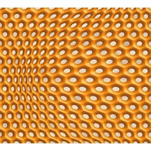 Livingwalls futuristische 3D Tapete Harmony in Motion by Mac Stopa grau metallic orange 327074 10,05 m x 0,53 m