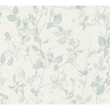 Livingwalls Vliestapete Hygge Tapete floral creme grau grün 363972 10,05 m x 0,53 m