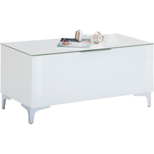 MAJA Möbel SHINO SETS Lowboard weiß matt - Weißglas