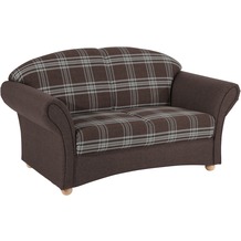 Max Winzer Corona Sofa 2-Sitzer Flachgewebe braun