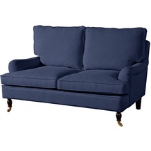 Max Winzer Sofa 2-Sitzer dunkelblau 158 x 108 x 94