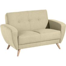 Max Winzer Jerry Sofa 2-Sitzer Samtvelours (mit Clean-Abo Ausrüstung) beige