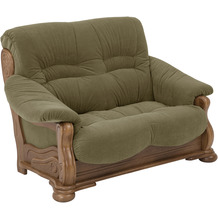Max Winzer Tennessee Sofa 2-Sitzer Flockstoff grün