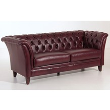 Max Winzer Norfolk Sofa 2,5-Sitzer Wischleder rot