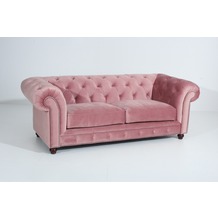Max Winzer Sofa 2,5-Sitzer Orleans Samtvelours rosé 216 x 100 x 77