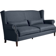 Max Winzer Flora Sofa 3-Sitzer (2-geteilt) Flachgewebe blau