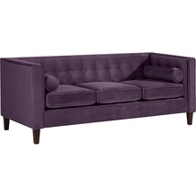 Max Winzer Jeronimo Sofa 3-Sitzer Samtvelours purple
