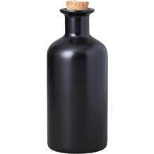 Maxwell & Williams EPICURIOUS Vorratsflasche Schwarz, mit Verschlusskorken, Porzellan, in Geschenkbox schwarz
