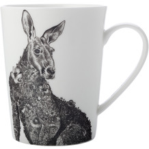 Maxwell & Williams MARINI FERLAZZO Becher Kangaroo, Premium-Keramik, in Geschenkbox