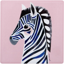 Maxwell & Williams PETE CROMER Keramikuntersetzer Zebra, Keramik - Kork mehrfarbig, 6 Stück