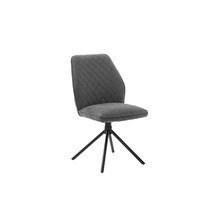 MCA furniture ACANDI 4 Fuß Stuhl, 2er Set, grau